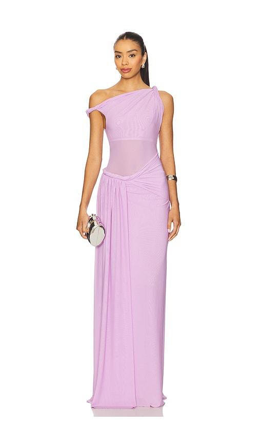 MISHA The Sisal Maxi Dress in Lavender by MISHA