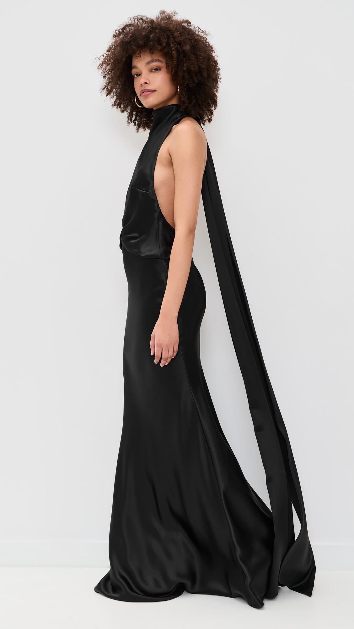 The Cameron Satin Dress by MISHA