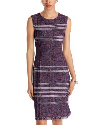 Fringe Hem Sheath Dress by MISOOK