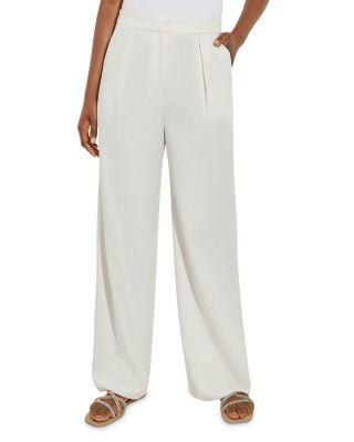 Tailored Wide-Leg Stretch Twill Pant by MISOOK