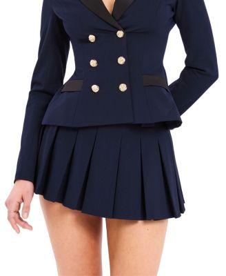 Nasya Pleated Mini Skort by MISS CIRCLE
