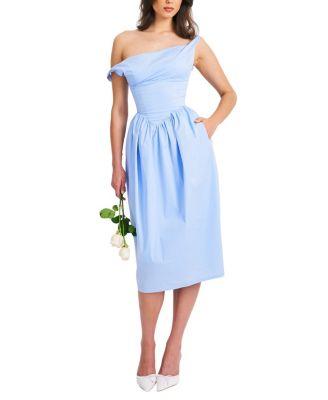 Reina Drop Waist Corset Midi Dress by MISS CIRCLE