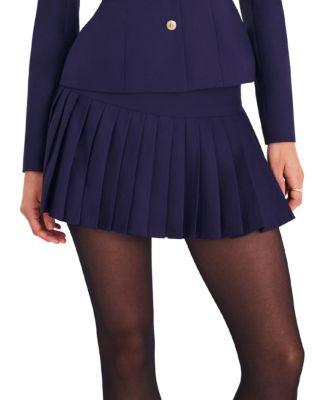 Skylar Pleated A-Line Mini Skirt by MISS CIRCLE