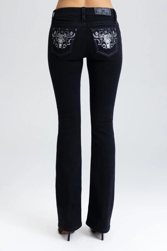 Miss Me Black Spur Bootcut Jeans by MISS ME