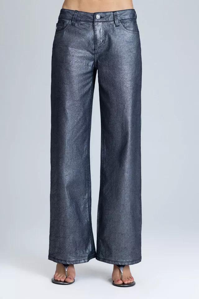 Miss Me Ivy Metallic Wide Leg Jeans by MISS ME