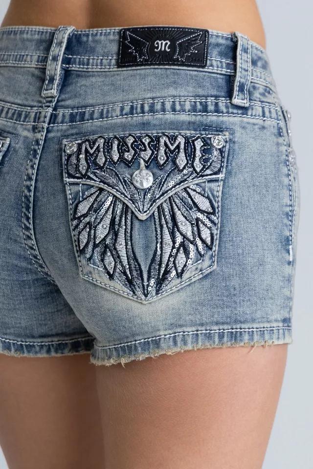 Miss Me Marguez Wing Shorts by MISS ME