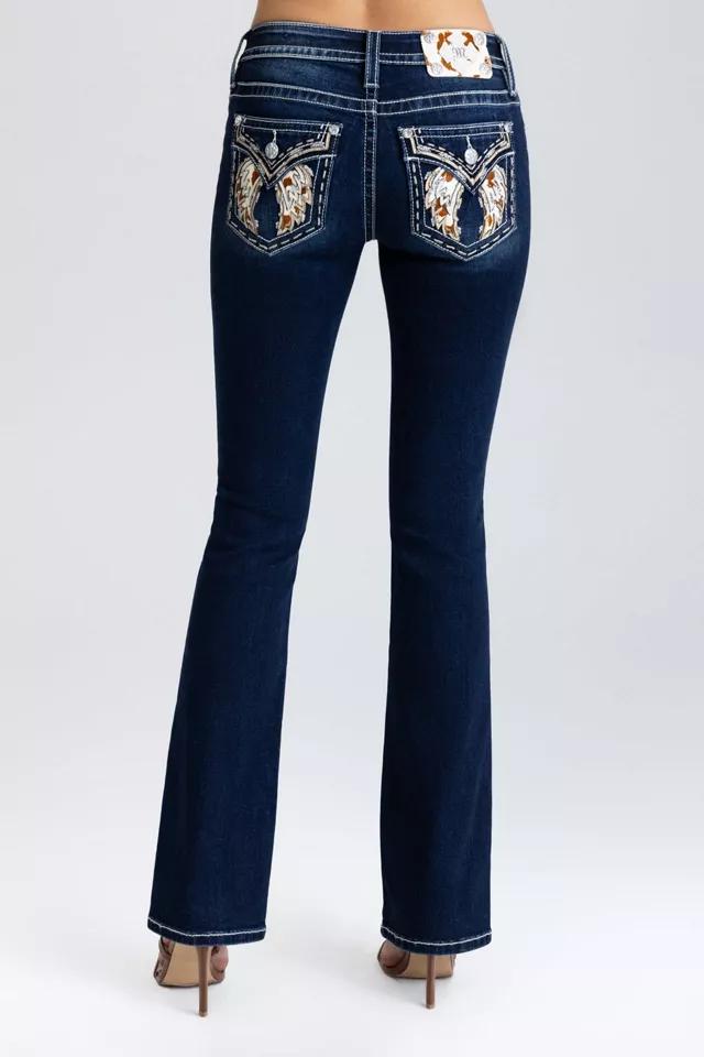 Miss Me Marleigh Wings Bootcut Jeans by MISS ME