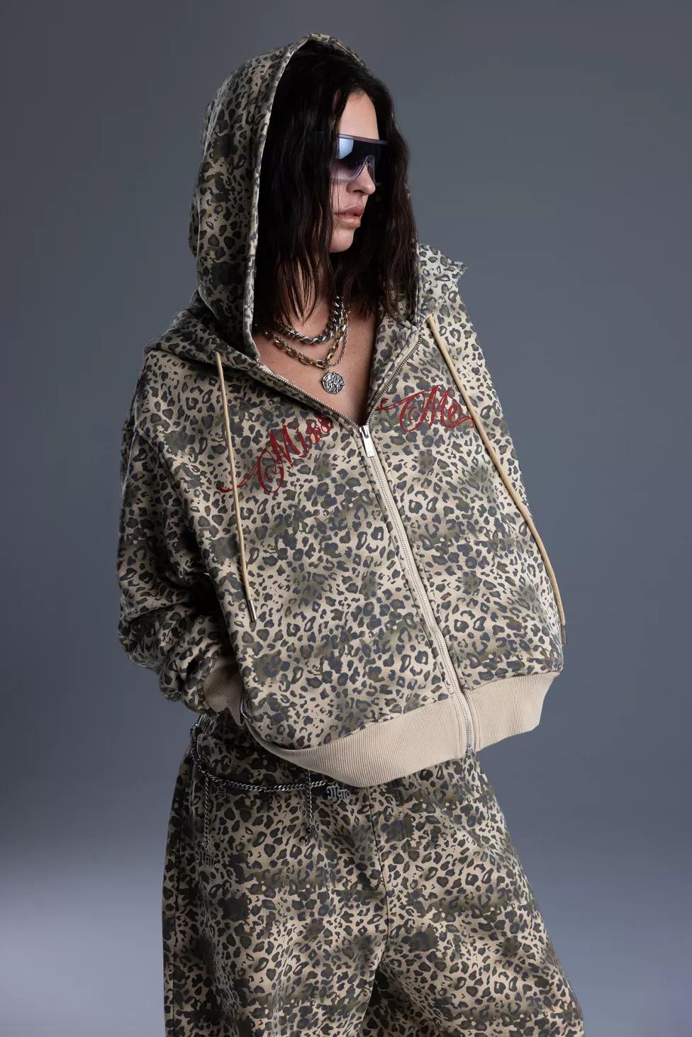 Miss Me Natasha Double Zip Up Hoodie by MISS ME
