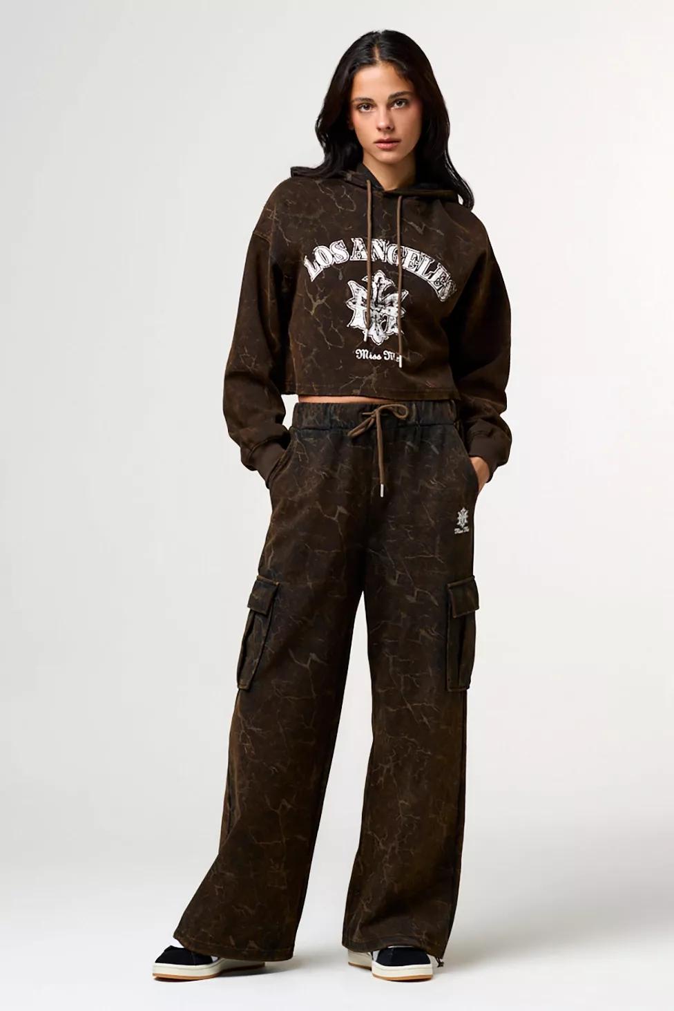 Miss Me Presley Cargo Sweatpants by MISS ME