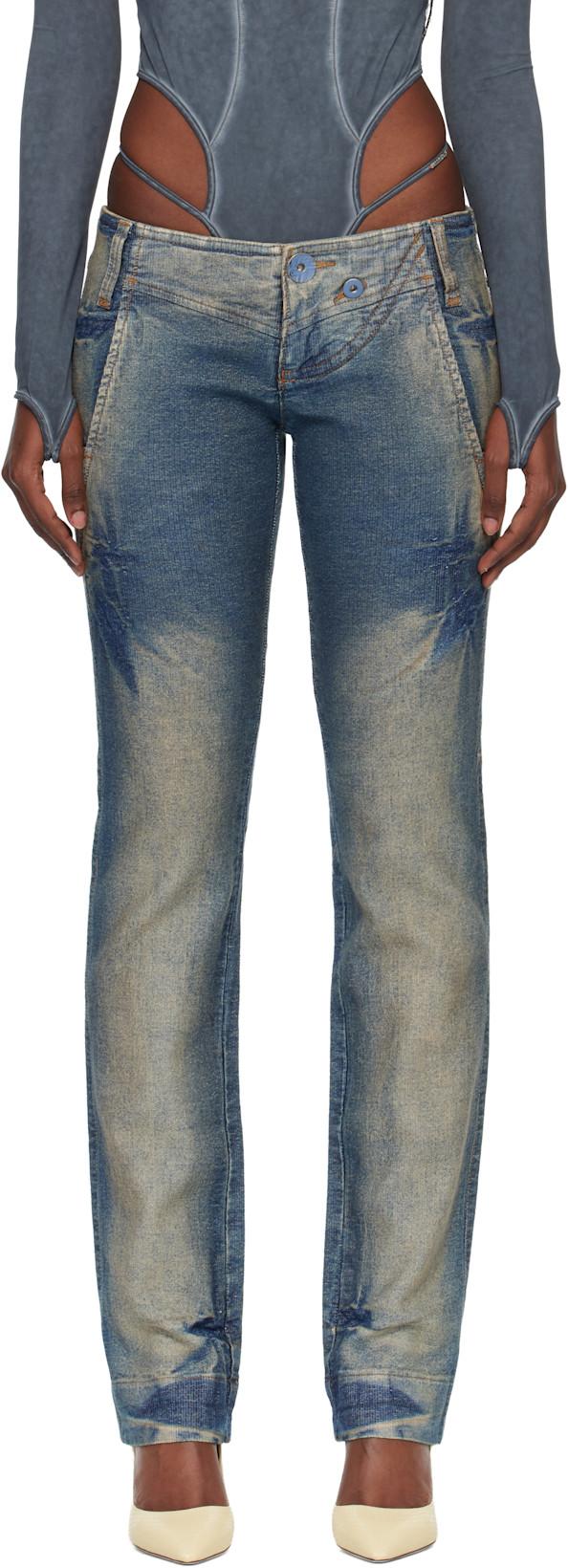 Blue KNWLS Edition Tie Dye Jeans by MISS SIXTY