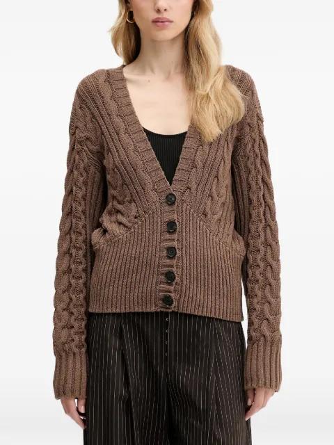 button-fastening cardigan by MISS SIXTY