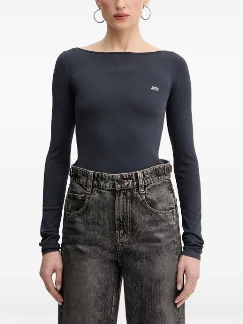embroidered knit top by MISS SIXTY