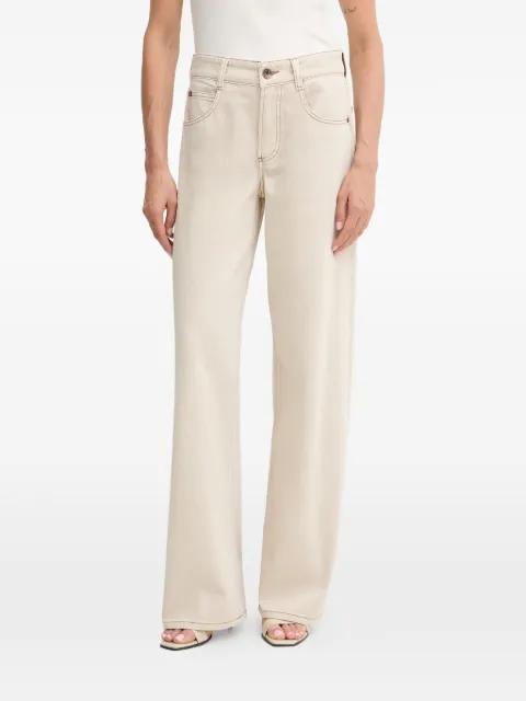 five-pocket logo-patch jeans by MISS SIXTY