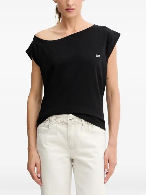 off-shoulder T-shirt by MISS SIXTY
