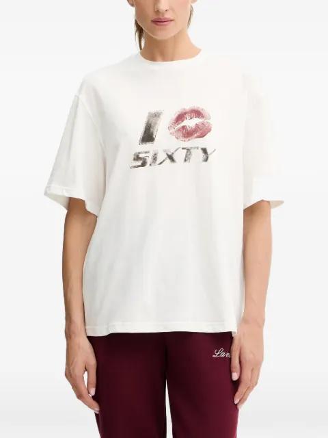 print-detail T-shirt by MISS SIXTY