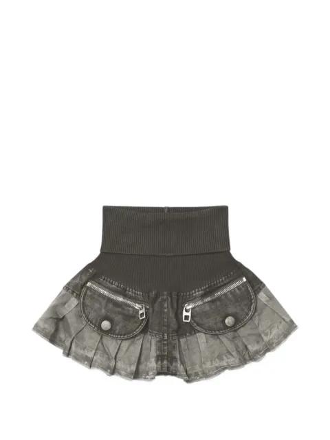 x KNWLS patchwork mini skirt by MISS SIXTY
