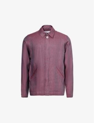 Welt-pocket regular-fit linen jacket by MISSING CLOTHIER