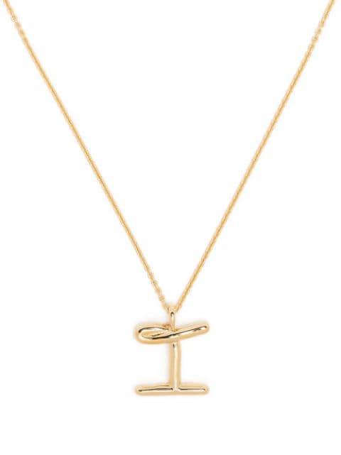 Curly Molten initial pendant necklace by MISSOMA