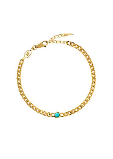 December Birthstone 18kt gold vermeil bracelet by MISSOMA