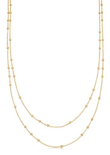 Double Chain 18kt gold vermeil necklace by MISSOMA