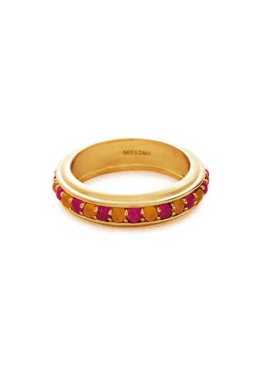 Hot Rox 18kt gold-plated vermeil ring by MISSOMA