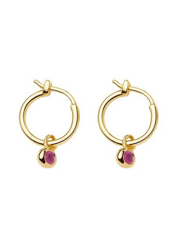 July Birthstone 18kt gold vermeil earrings by MISSOMA