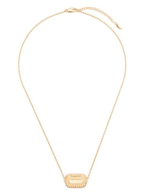 Love-engraved necklace by MISSOMA