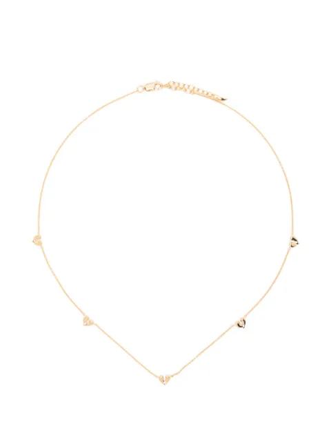 Molten Heart charm necklace by MISSOMA