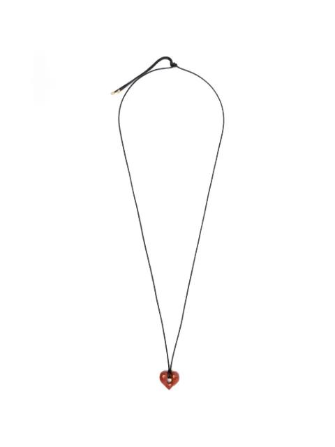 Molten Heart gemstone-pendant necklace by MISSOMA