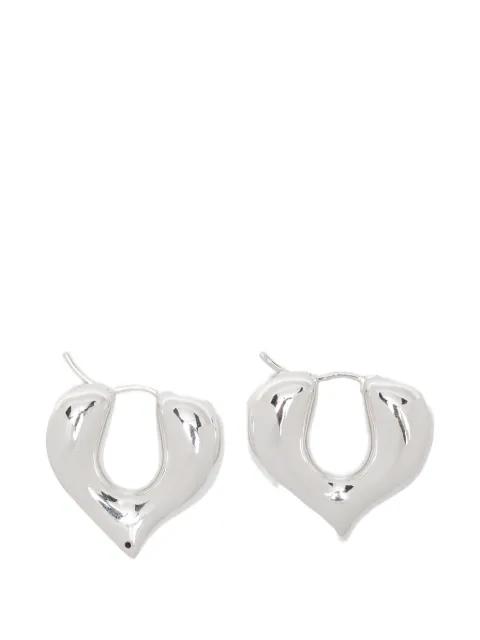 Molten Heart hoop earrings by MISSOMA