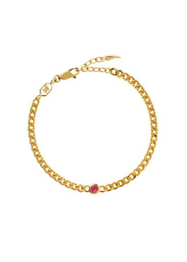 October Birthstone 18kt gold vermeil bracelet by MISSOMA