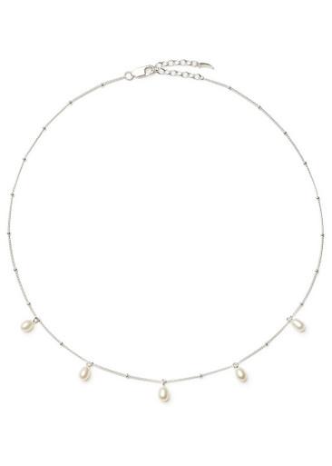 Pearl Baya silver-plated choker necklace by MISSOMA