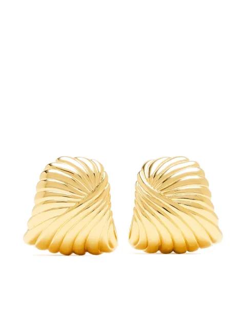 Ripple stud earrings by MISSOMA