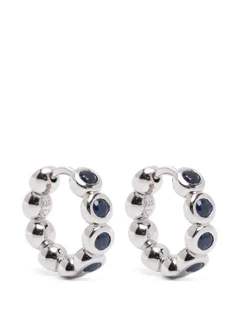 Tennis small hoop earrings by MISSOMA