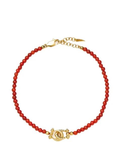 beaded knotted-link bracelet by MISSOMA