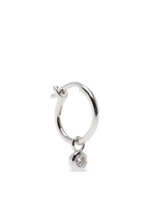 charm mini hoop earrings by MISSOMA