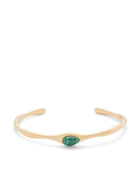 gemstone-detail cuff bracelet by MISSOMA