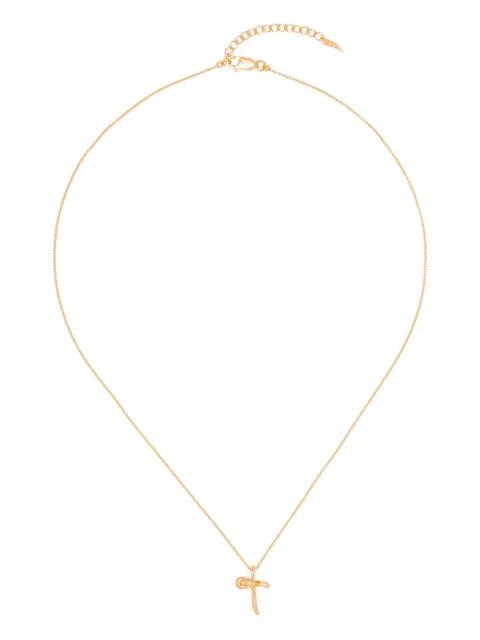 molten initial necklace by MISSOMA