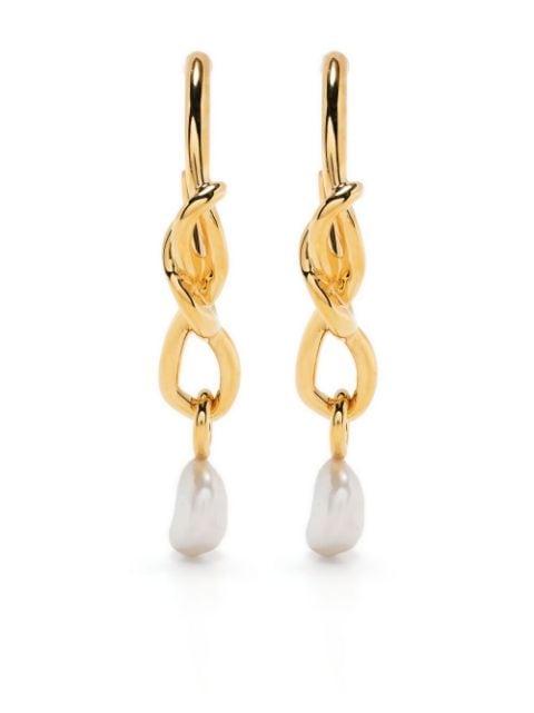 pearl drop earrings by MISSOMA