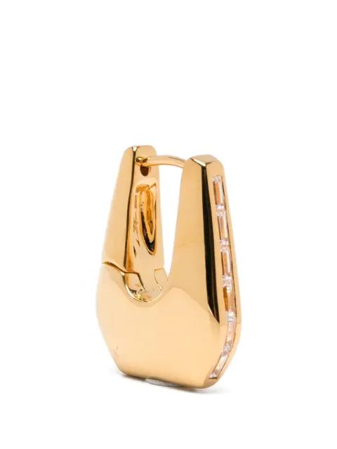 small Lucy Williams Arco pavé hoop earrings by MISSOMA