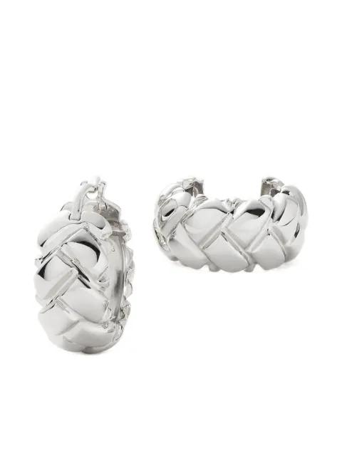 x Lucy Williams Waffle hoop earrings by MISSOMA