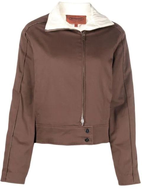 2000s high-neck track jacket by MISSONI 