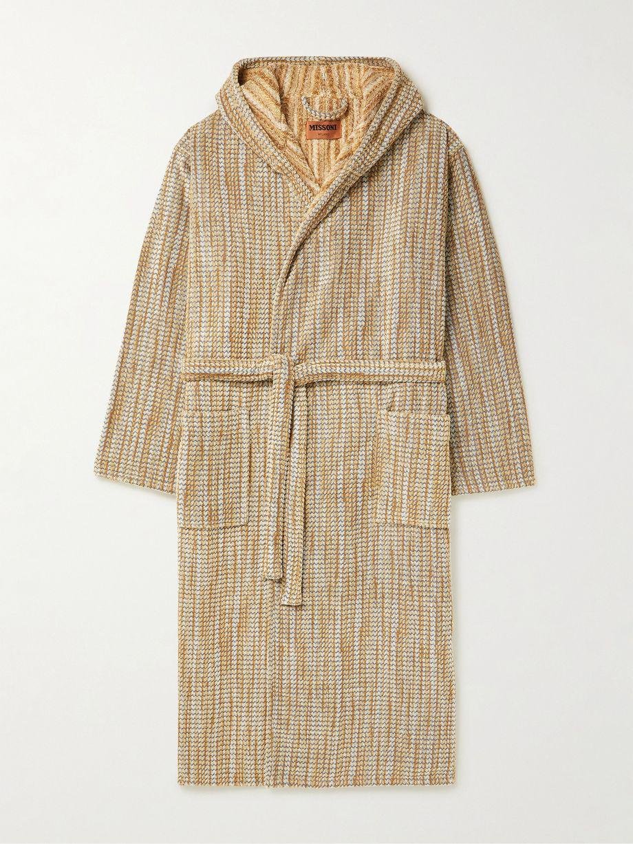 Billy Cotton-Terry Hooded Robe by MISSONI