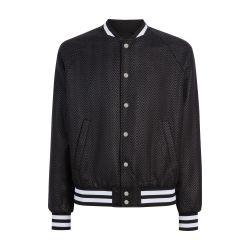 Bomber jacket in zigzag viscose and cotton by MISSONI