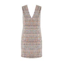 Bouclé sequins checkered mini-dress by MISSONI