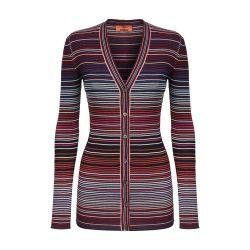 Cardigan in striped viscose and cotton by MISSONI
