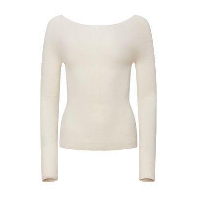 Cashmere V-neck sweater with zigzags by MISSONI