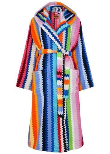Cecil zigzag terry robe by MISSONI