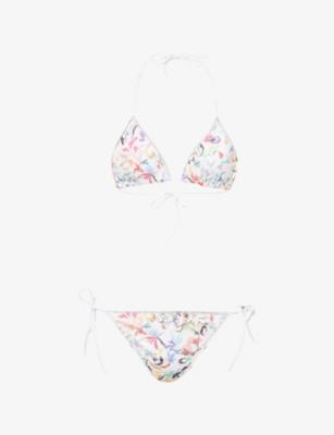 Chevron-Print Raschel Knit Bikini Set by MISSONI