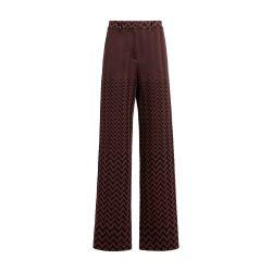 Classic zigzag cotton and viscose trousers by MISSONI